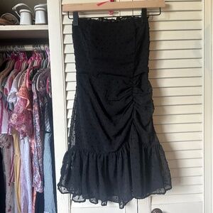 Hello Molly Strapless "Face On Magazines Dress" - Size XS/2 - EUC Worn Once